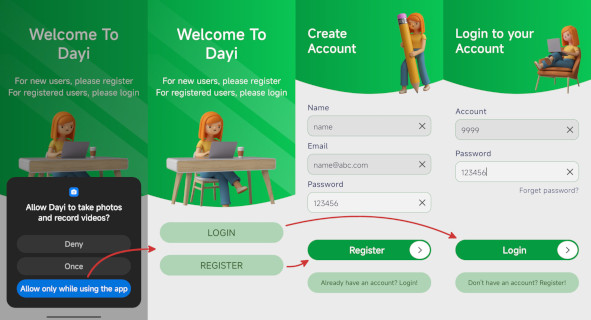 sign up